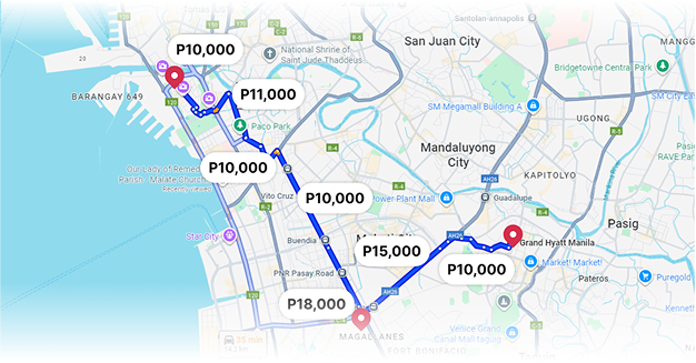 Metro Manila billboard locations